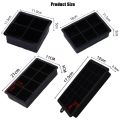 Big Ice Tray Mold Ice Cube Maker Giant Jumbo Large Food Grade Silicone Ice Cube Mould Square Shape Ice Trays Molds For Kitchen. 