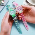 Sanrio Watch Kawaii Melody Cinnamoroll Children LED Luminous Watch Kuromi Hello Kitty Student Wrist Watch Kids Birthday Gift Toy - Kids Watch - Watch.