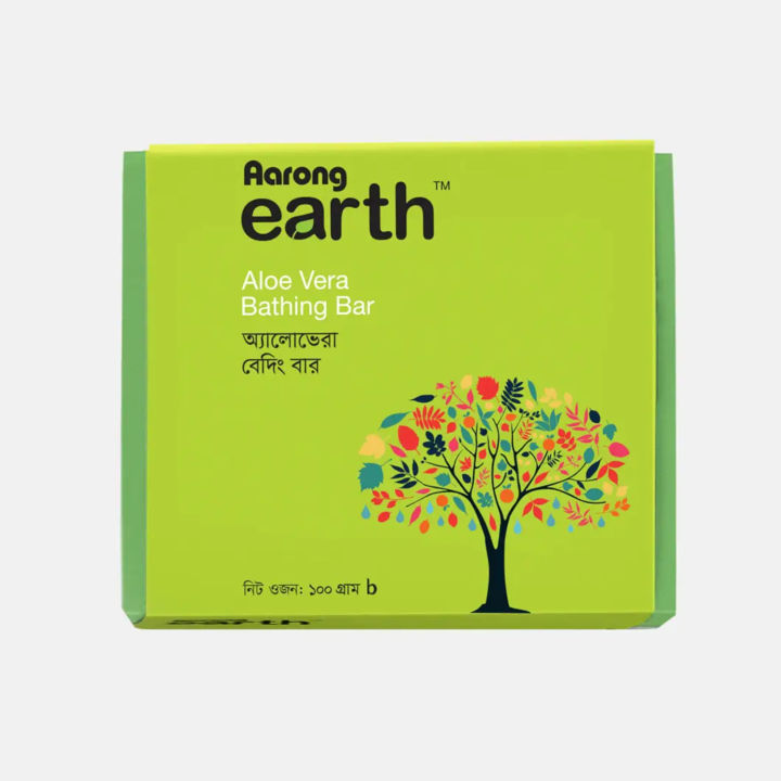 Aarong Earth Aloe Vera Bathing Bar  100 gm