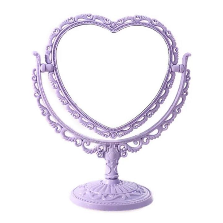 Desktop%20Makeup%20Mirror%20Heart%20Shape%20Makeup%20Vanity%20Portable%20Double-side%20Vanity%20Mirror%20Hand%20Mirror%20Cosmetic%20Compact%20Mirror%20for%20Women%20-%20Image%206