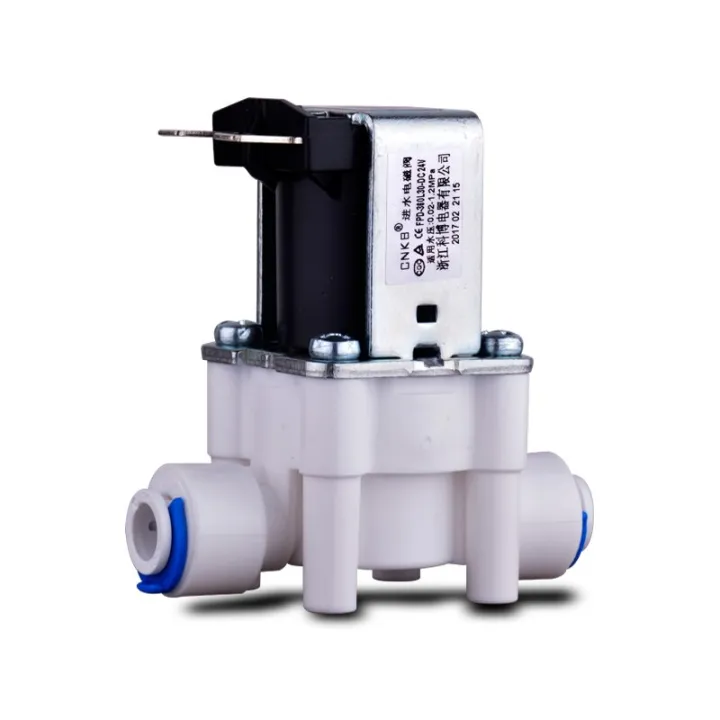 Electric%20Plastic%20Solenoid%20Valve%201/4"%20Hose%20Pipe%20Quick%20Connection%20RO%20Water%20Reverse%20Osmosis%20System%20-%20Image%202