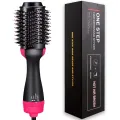 3 In 1 Hair Dryer Brush One-step Volumizer Blow Dryer Brush Hair Straightener Curler Professional Hot Air Brush Hair Styler Comb.