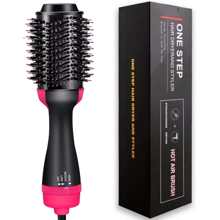 3%20In%201%20Hair%20Dryer%20Brush%20One-step%20Volumizer%20Blow%20Dryer%20Brush%20Hair%20Straightener%20Curler%20Professional%20Hot%20Air%20Brush%20Hair%20Styler%20Comb%20-%20Image%202