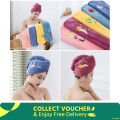 Coral Fleece Dry Hair Soft Shower Hair Towel Absorbent Quickly Drying Head Scarf Shower.