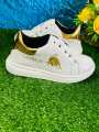 Running Sports Sneakers White Color Shoes Casual Lace-Up Winter and Summer Men's Shoes - White Shoes.