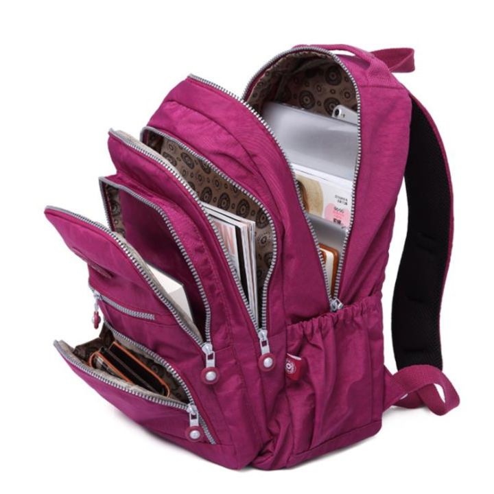 TEGAOTE Mochila Feminina Nylon School Bags for Girls 2023 Nylon Waterproof Travel Back Packs Bag Women Laptop Bagpack