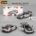 Bburago 1/64 PORSCHE 911 GT2 RS Alloy Miniature Car Model Toys Diecast Vehicle Replica Enthusiasts Collection For Children Gifts. 