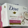 135 gm Dove Delicious care Coconut milk Body Soap International Europe Country product used for male/female.