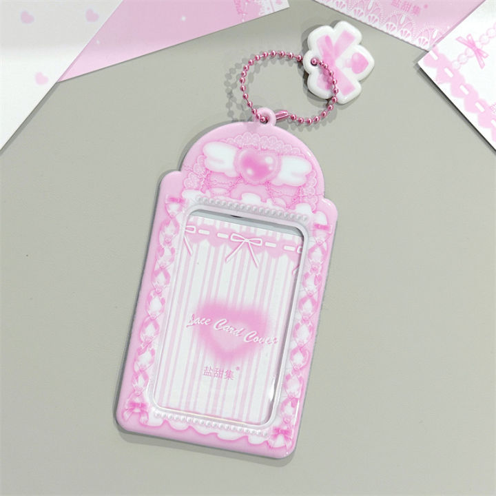 Kawaii%20Cute%20Pink%20PVC%20Lace%20Bowknot%20Card%20Holder%20Protector%20Mini%20Photo%20Album%20Idol%20Card%20Decorative%20Students%20Stationery%20Gifts%20jingu%20-%20Image%205