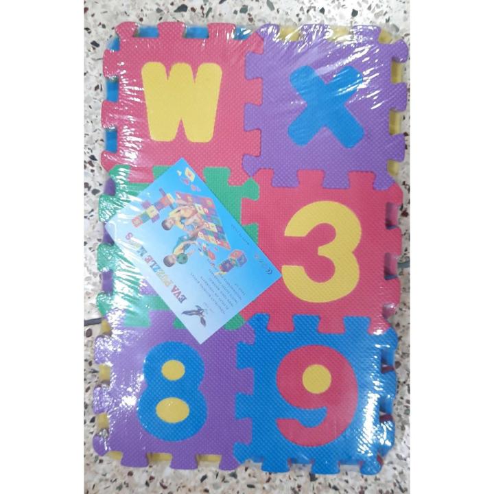 Foam Floor Alphabet Puzzle Mat - Multicolour
