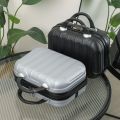 Korean Style Portable Box Cute Cosmetic Case Small Women's Small Lightweight Small14Inch Mini Storage Bag. 