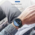 DGSenpi Fashion Business Casual Men High-End Watch Automatic Non-Mechanical Men Calendar Luminous Waterproof Watch. 