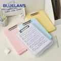 File Folder Dustproof A4 File Storage Box with Document Paper Clamp. 