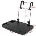 Folding Car Computer Desk Work Table in Car Laptop Stand Food Tray Drink Holder. 