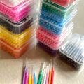 80 Pcs/Box I-type push pull interdental brush 0.6-1.5Mm Cleaning Between Teeth Oral Care Orthodontic I Shape Tooth Floss.