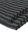 Cotton Dress Shirt Fabrics - Black Stripe. 
