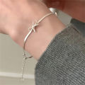 Fashion Sweet Bow Bracelets For Women Girls Sparkling Delicate Ribbon Bowknot WANNA. 