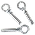 5Pcs M8 x 60mm Expansion Bolt Anchor Bolt 304 Stainless Steel Ring Lifting Anchor Eye Bolt Expansion Eyebolt.