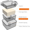 Tofu Press- Tofu Presser for Firm or Extra Firm Tofu - with Upgrade Spring Water Collecting Tray.