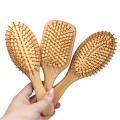 Bamboo Combs Massage Hair Brush Anti-Static Tangles Curly Hair Reduce Women Hair Loss Improve Scalp Health Styling Tools.