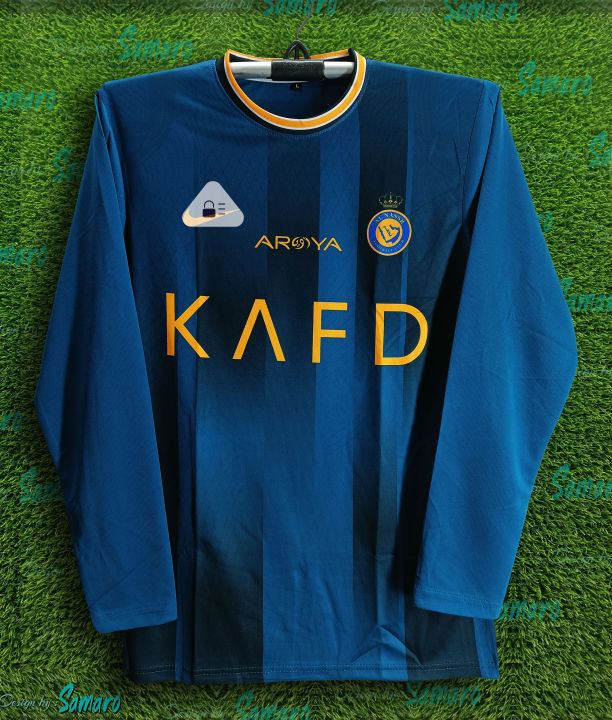 Al Nassr Full Sleeve Football Jersey For Man Ronaldo Club Jersey Al Nassr Jersey Bd 3949