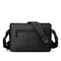 Wepower Simple Men's Crossbody Bag Outdoor Functional Shoulder Bag Large Capacity Trendy Messenger Bag PU Waterproof Sling Bag. 