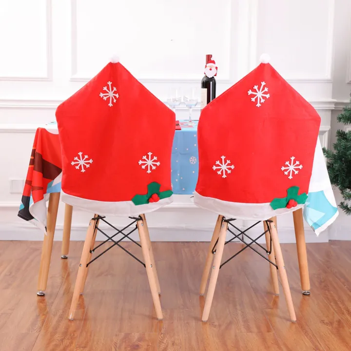 Christmas%20Chair%20Cover%20Santa%20Snowman%20Red%20Decor%20Home%20Dinner%20Party%2048cmx70cm%20-%20Image%203
