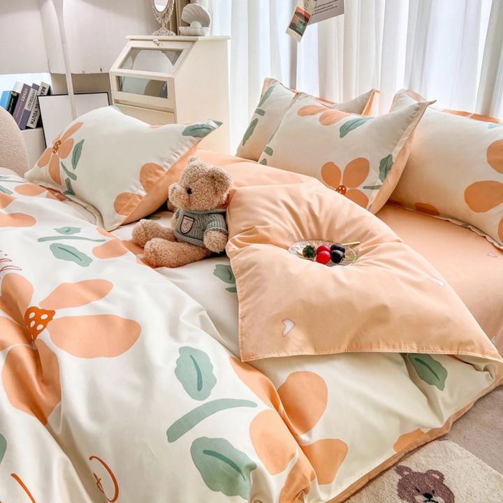 New%20Tulip%20Duvet%20Cover%20Girl's%20Quilt%20Cover%20Flower%203d%20Bedding%20Set%20Vivid%20With%20Pillowcase%20Luxury%20Home%20Textiles%20For%20Adults%20King%20Size%20-%20Image%206