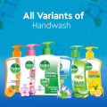 Dettol Handwash Cool 200ml Pump, pH-Balanced Liquid Soap with Menthol. 