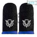 Victor logo finger sleeves.
