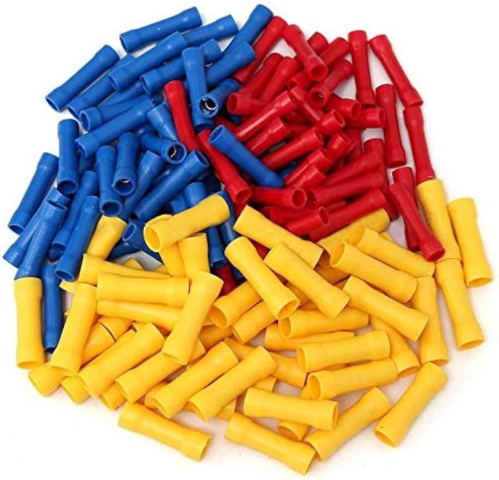 Insulated & Non-Insulated Butt Connectors Wire Ferrule Terminals for DIY Electrical Splice 2.5rm to 50rm Plug Connectors