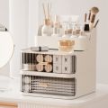 4 Tier Transparent Drawer Makeup Organizer Cosmetic Jewelry Desktop Organizer Plastic Makeup Storage Box Brush Lipstick Holder. 