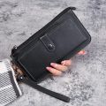 New Bag Women's Long Multifunctional Zipper Multi-slot Hand Hold Buckle Zipper Student Purse.