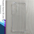 For Huawei Honor 90 Lite 5G - Premium Silicone Case Crystal Clear Soft TPU Ultra-Thin Transparent Flexible Protective Mobile Phone Back Cover With Side Bumper. 
