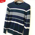 Womens Knitted Long Sleeve Striped Crew Neck Sweater Pullover Tops Jumpers For  Ladies From Levin. 