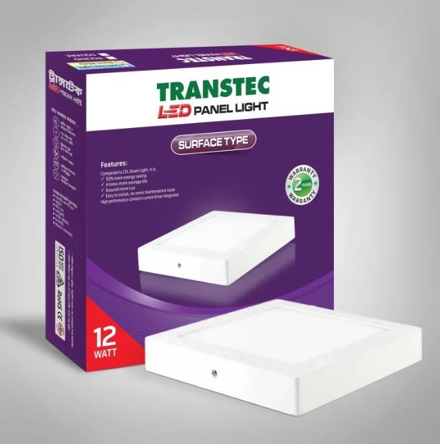 Transtec LED Surface Light 12W CDL Square
