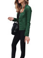 Leather Jacket Suit for Women. 