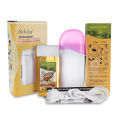 Obecilc 3 in 1Hair Removal Machine Wax Heater Cartridge Epilator Roll-On Depilatory Heater Waxing Paper Mini Depilatory Wax Epilator Set.