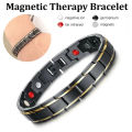 Healthy Magnetic Bracelet -Women Power Therapy Magnets Magnetite Bracelets -Bangles Men Health Care Jewelry Stainless. 