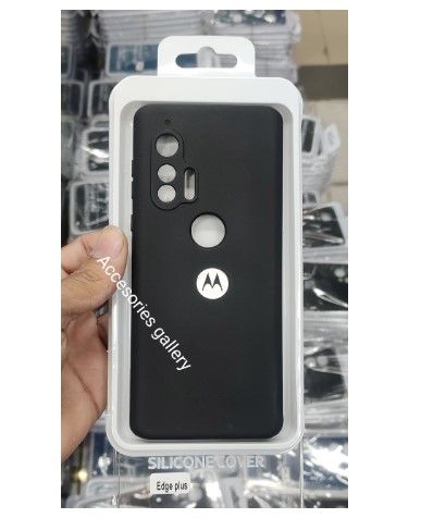 For Motorola Moto E dge Plus/ Moto Edge + Case Liquid Silicone Soft Rubber Shockproof Cover WiTh Logo Case For Motorola Moto E dge Plus/ Moto Edge + Back Cover
