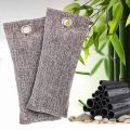 2 Pack Bamboo Charcoal Air Purifying Bag 50G & 4 Pack Activated Bamboo Charcoal Bag Odor Remover 200G. 