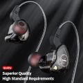 Original X2 Dynamic Wired Earphones HIFI Heavy Bass Earbuds In Ear Gaming Headphones Monitor Sport Noise Cancelling Headset Mic. 