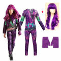Audrey Evie Evil Mal Descendants Cosplay Costume Girls Birthday Party Halloween Costume And Wig For Kids Disguise Descendants 3. 