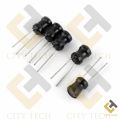 5Pcs- Inductor Coil Radial Inductor 470uH Magnetic Core Drum Core Choke Power Inductor Through Hole Lead For PCB Board Electronics Projects DIY.