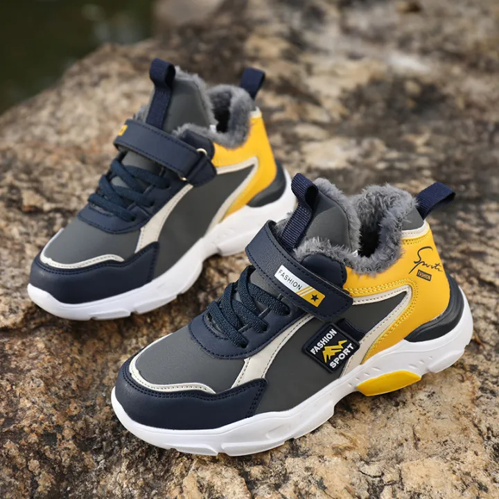 2023%20Cold%20Winter%20New%20Children's%20Cotton%20Shoes%20Warm%20Shoes%20Children's%20Shoes%20Non-Slip%20Sports%20Running%20Shoes%20Cotton-Padded%20Shoes%20with%20Velvet%20Large%20-%20Image%204
