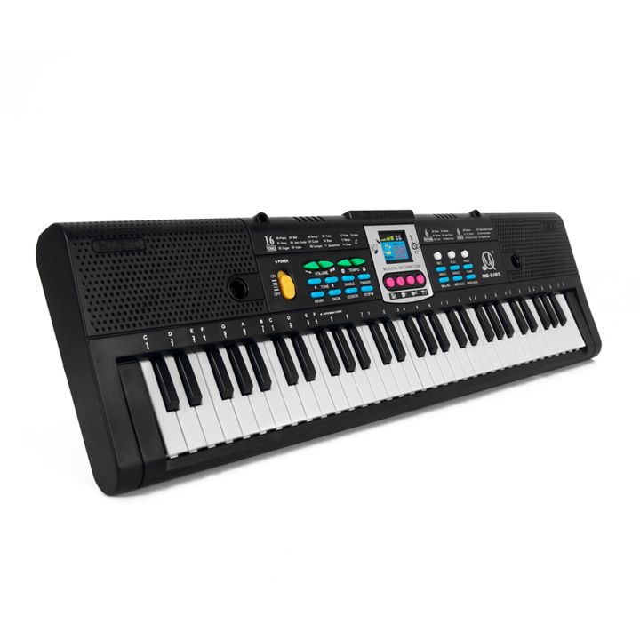 61 Keys Electronic Piano Gift with Microphone for Kids Beginners