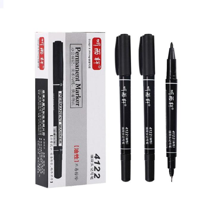 【Universal Car Parts Store】（NEW）Waterproof Fadeless Black Ink Token Pen Garden Marker Pen Gardening Plant Labeling Stationery School Office Supplier