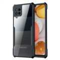 Samsung A12 / Samsung M12 Shockproof Clear Hybrid Cover Edge - Durable and Reliable - Reinforced Transparent Back Case for Samsung Phones. 