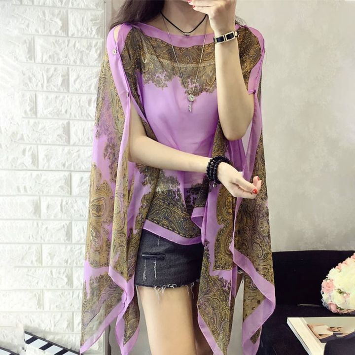 %E3%80%90Be%20worth%E3%80%91%20Overized%20Elegant%20For%20Women%20tyle%20Bohemian%20tyle%20Ethnic%20tyle%20Poncho%20Printing%20Beach%20hawl%20Female%20Wrap%20Chiffon%20carf%20hawl%20uncreen%20carf%20-%20Image%203