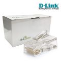 30 pcs RJ45 Plug Ethernet Gold Plated Network Connector - 30 piece RJ45 Network Connector CAT5e CAT6 Transparent Networking Cable Connectors.